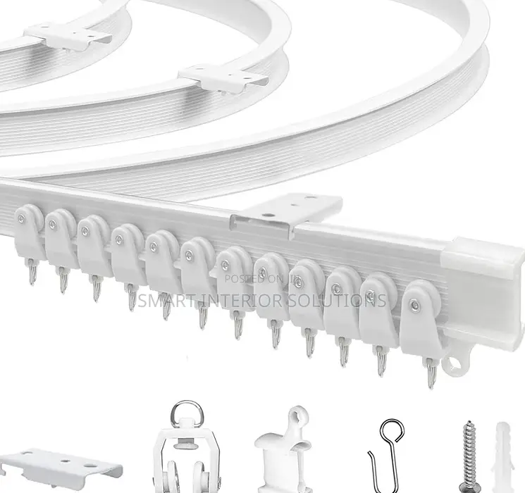 Sturdy PVC Bendable Curtain Rails