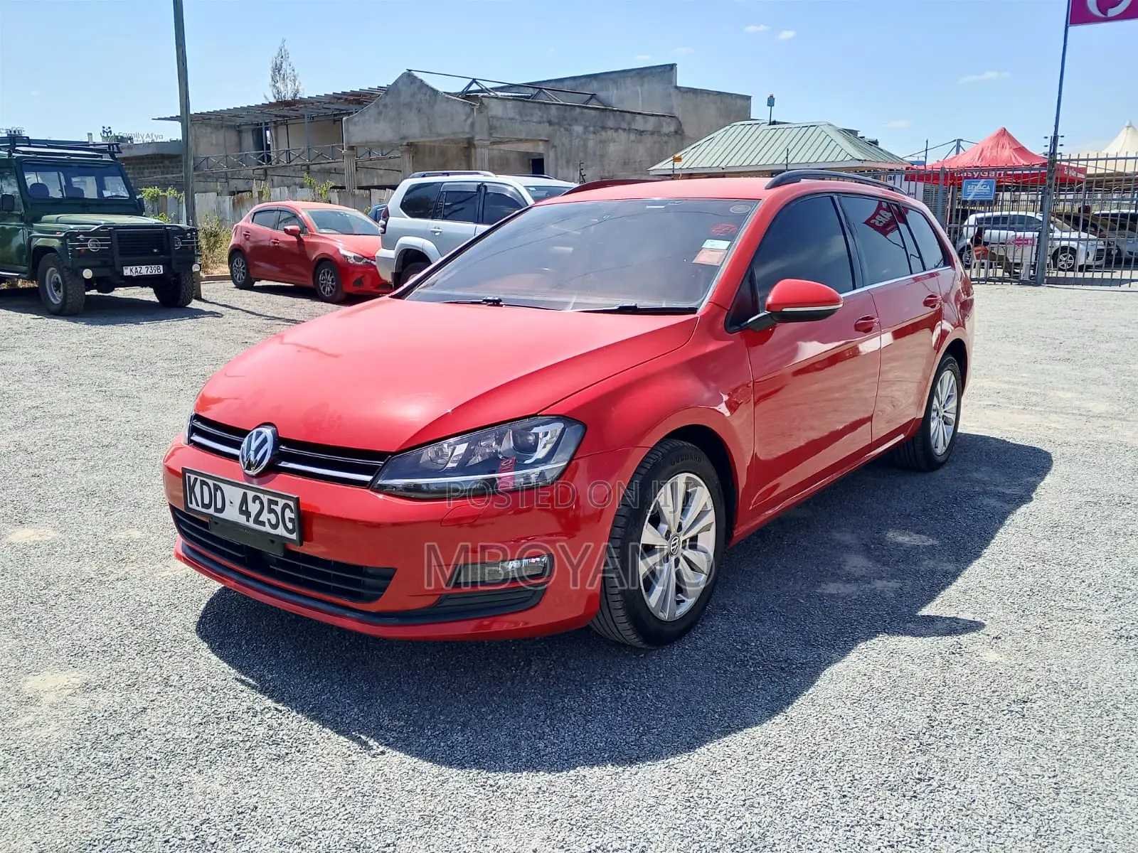 Volkswagen Golf Variant 2014 Red