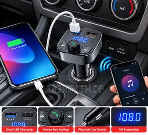 X8 Car Bluetooth FM Modulator – Wireless Music Player, Hands-Free