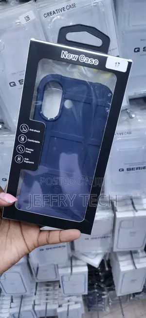 Rugged Shield Heavy-Duty Case in Navy Blue for the Samsung Galaxy A05