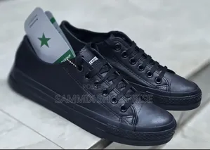Converse Black Leather