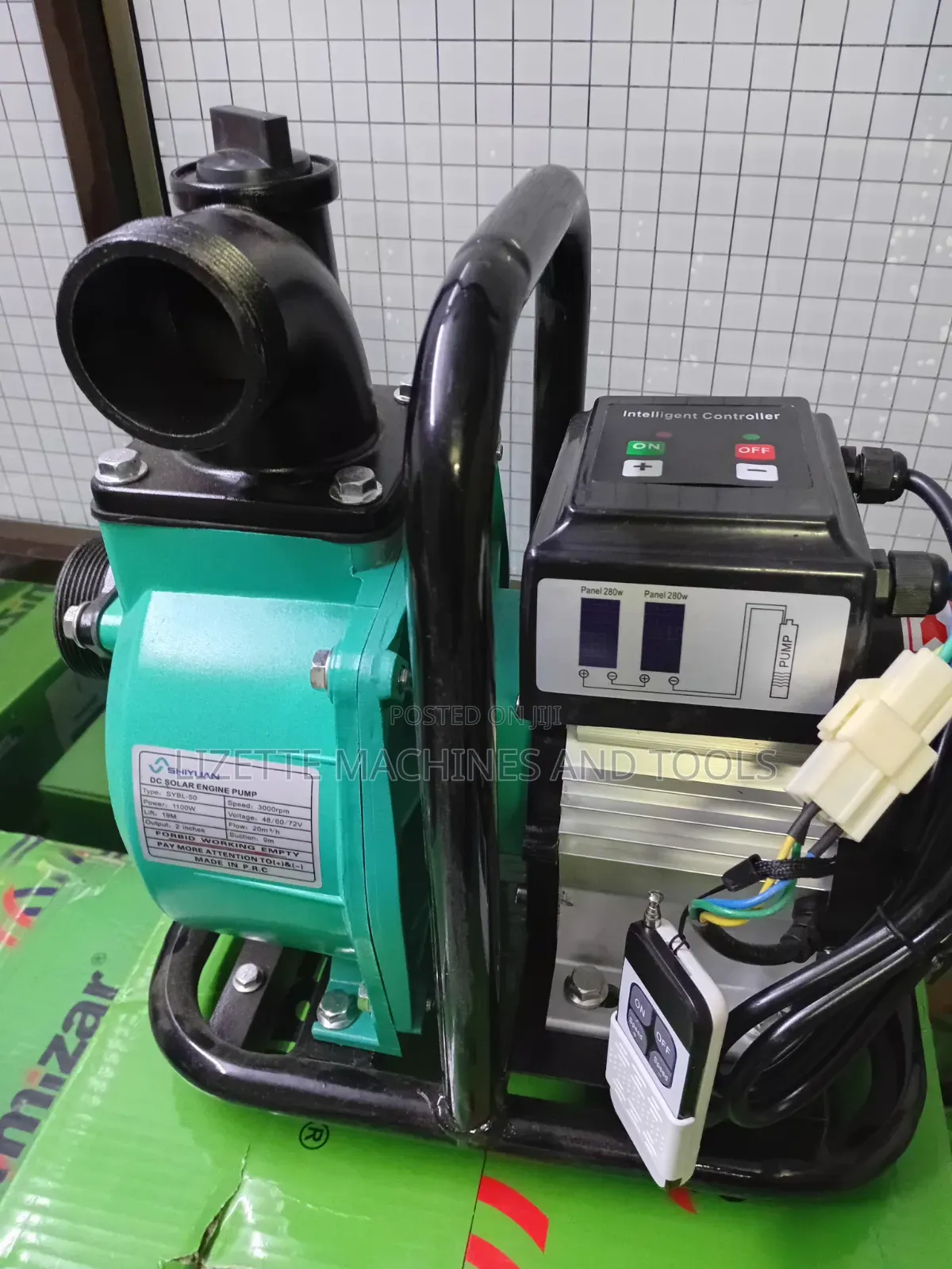 Shiyuan 2" Brushless Solar Surface Pump With Controller