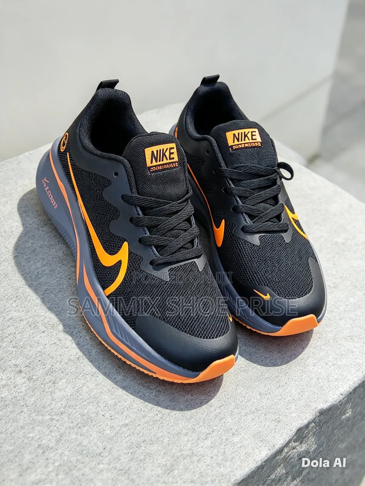 Air Zoom Black Orange /Gym Sneakers