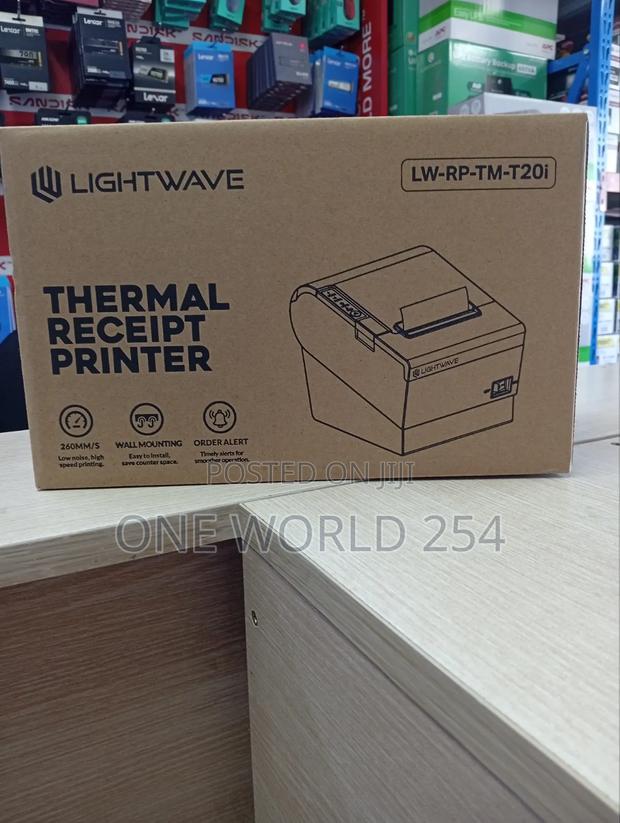 Lightwave 80mm Thermal Receipt Printer (USB + LAN +SERIAL) - thumbnail 3