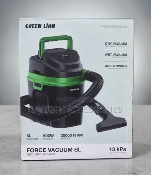 Green Lion Force Vacuum 600W Wet & Dry Vacuum Cleaner