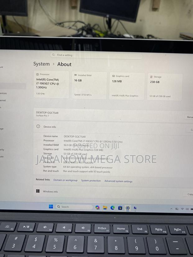 Laptop Microsoft Surface Pro 7 16GB Intel Core i7 SSD 256GB - thumbnail 7