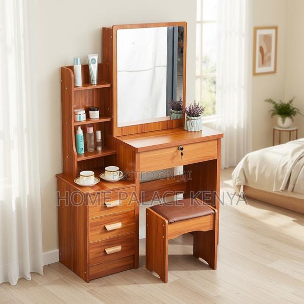 Vanity Table; Modern Dressing Table With Mirror for Stylish Bedroom - thumbnail 5