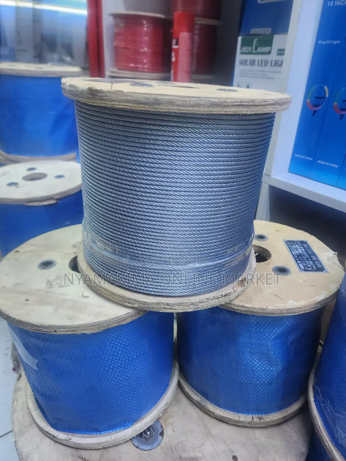 Steel Wire Rope Galvanised 7×19 4mm