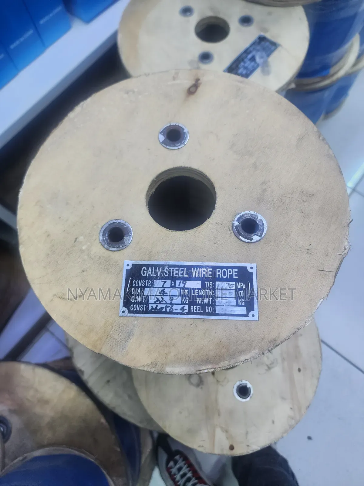 Steel Wire Rope Galvanised 7×19 4mm