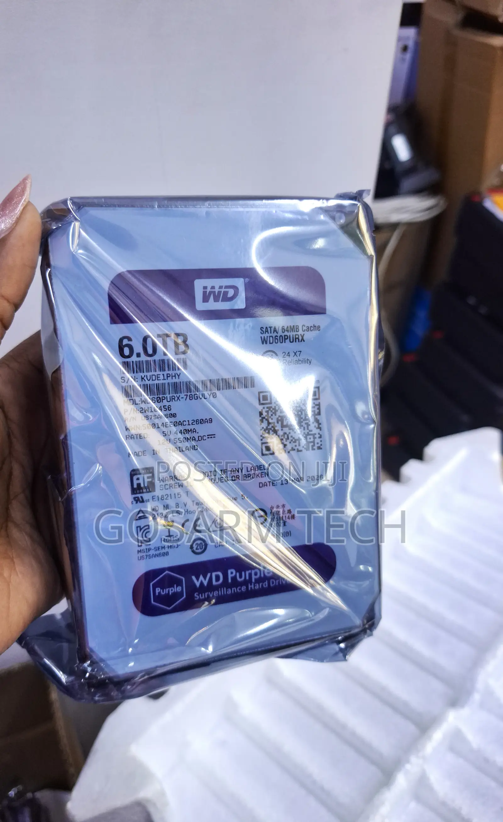 Western Digital 6TB Hard Disk Drive - 3.5 Inch