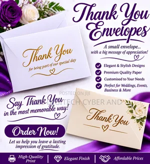 Thankyou Envelopes