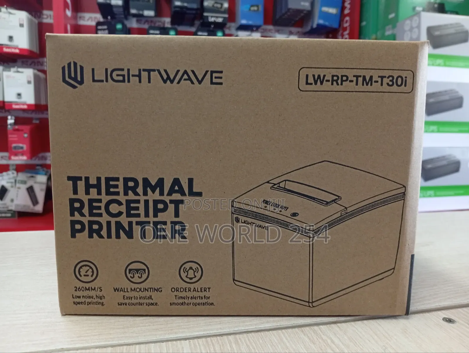 Lightwave Thermal Receipt Printer 80mm LW-RP-TM-T30i