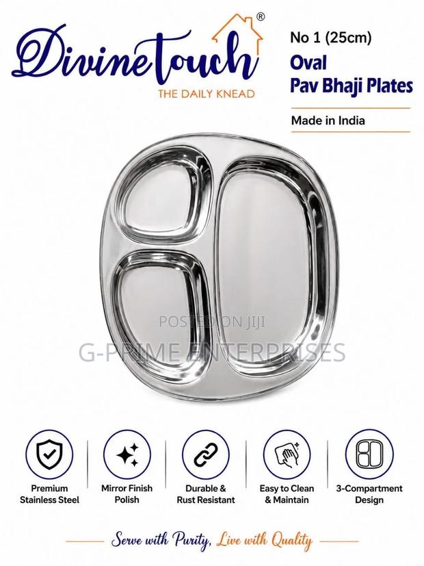 3 Compartment Plate - main view