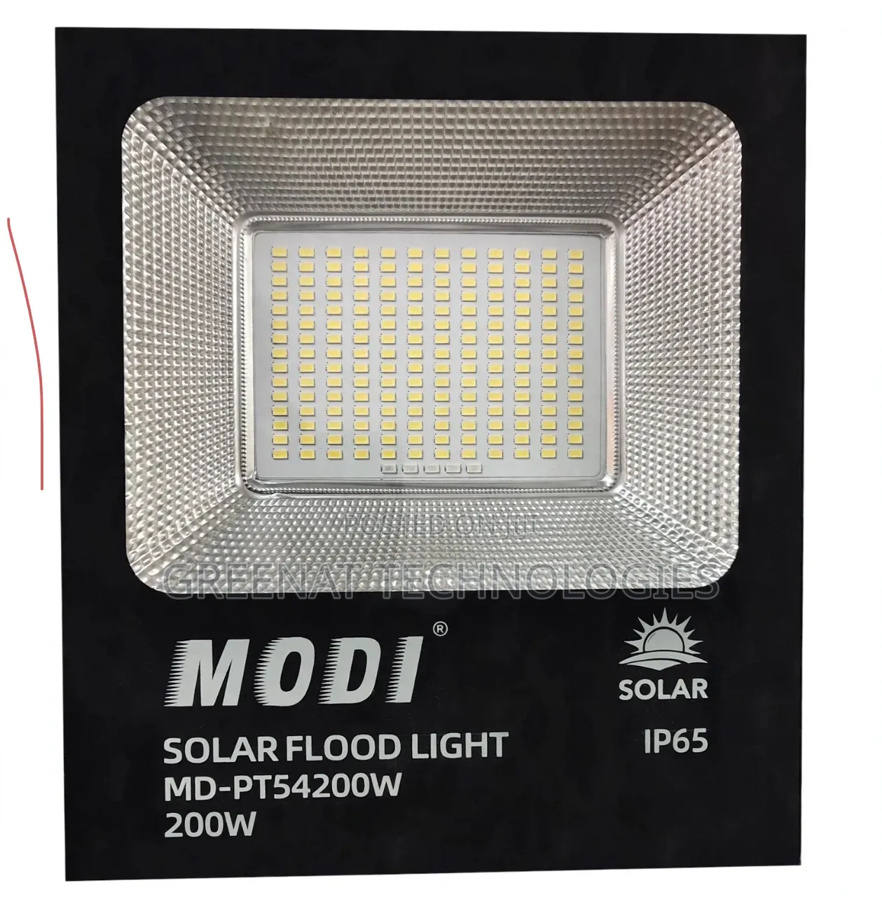 MODI Solar Flood Light 200W PT54200W IP65 Waterproof Solar Floodlight