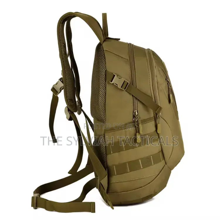 20L Backpacks Colours; Black, Green, Brown & Black Camo