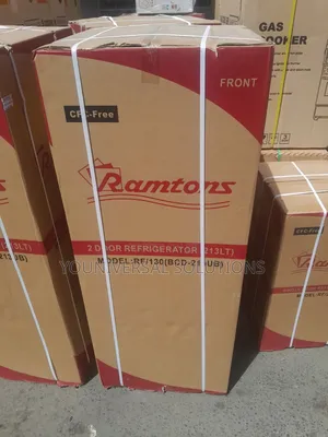 Ramtons 213litres Double Door Refrigerator With Handle