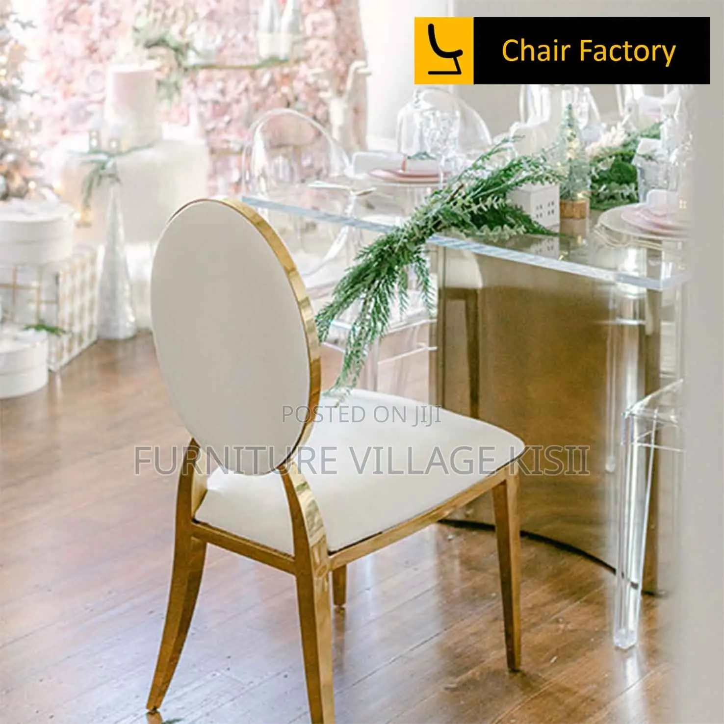 Luxury Gold Dining Chair