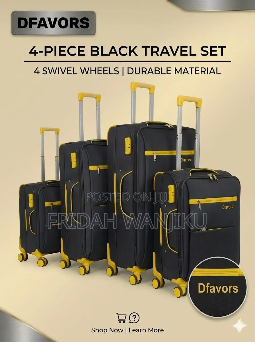 4 in 1 Fabric Suitcases