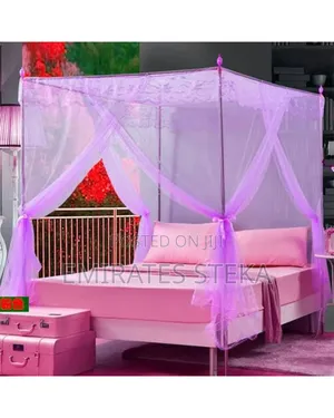 4 Stand Mosquito Net With Slinding Rails