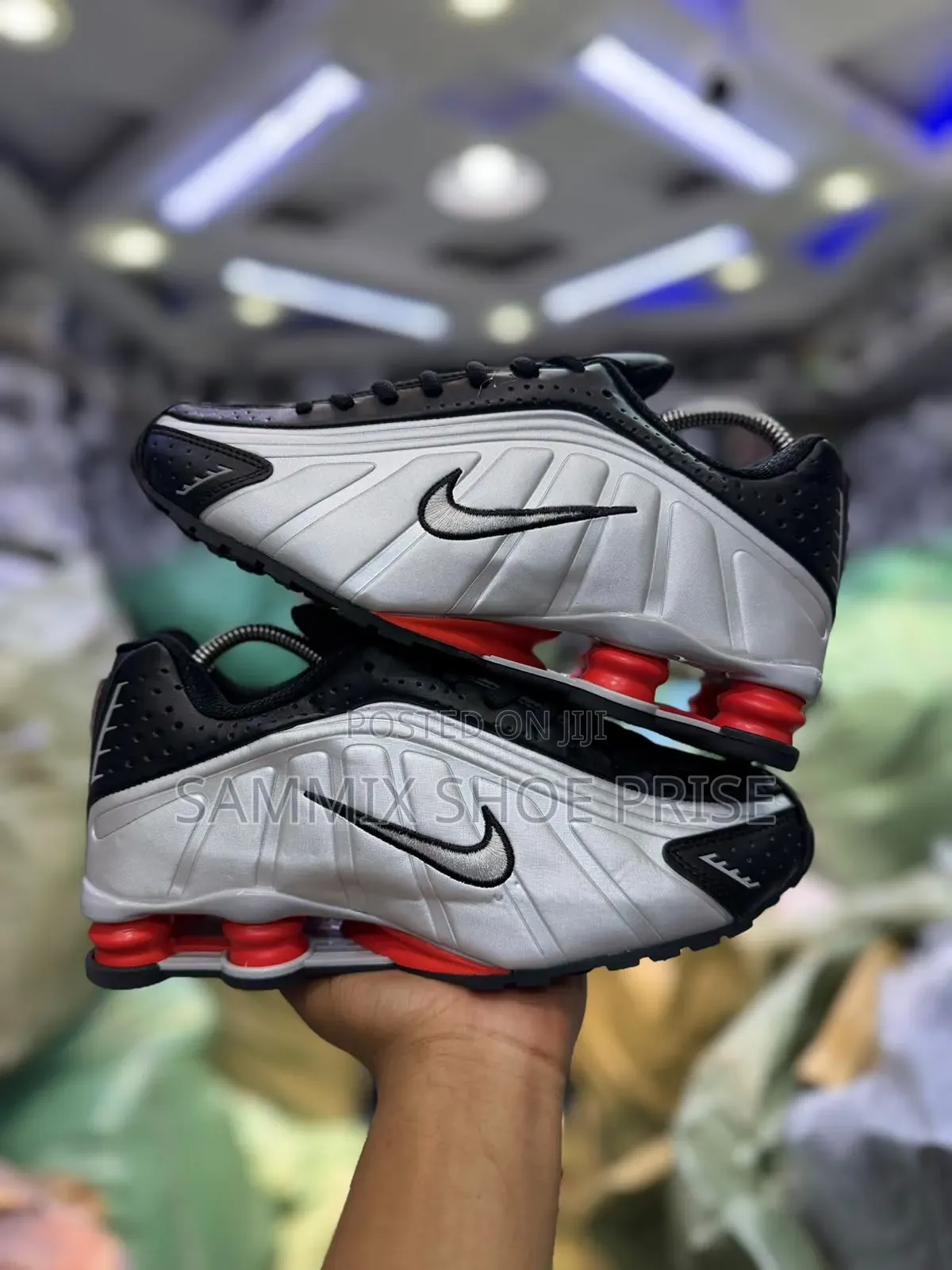 Nike Shox R4 ' Silver Orange '