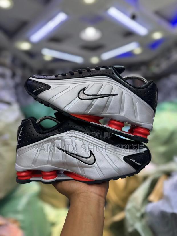 Nike Shox R4 ' Silver Orange '