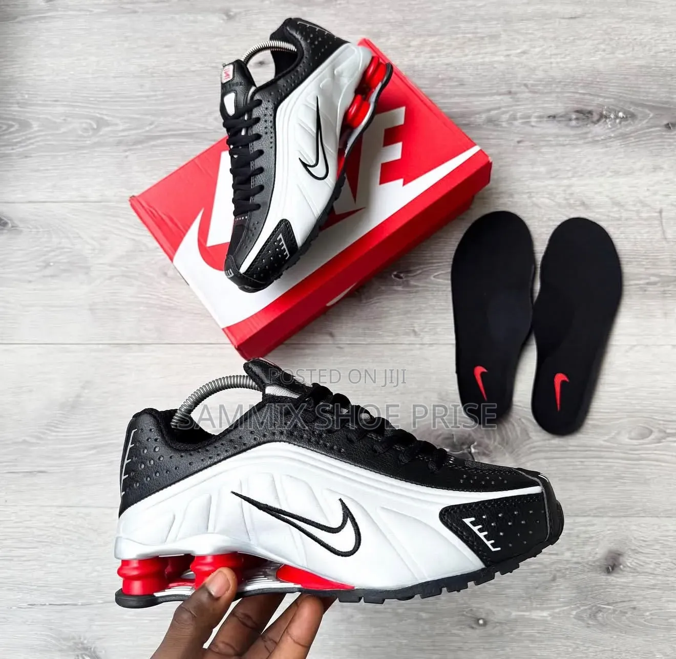 Nike Shox R4 ' Silver Orange '