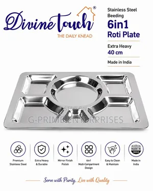 6 In1 Compartment Plate