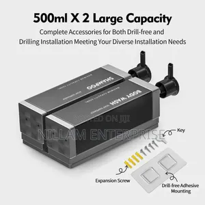 Double Luxury Wall Mounted Body Wash,shampoo Dispenser