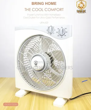 URK-202 (URK Simple Life) 9-Inch Portable Box Desk Fan