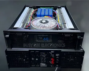 CA-60 Power Amplifier | 10,000W Peak / 5000W X 2 at 2-Ohms Stereo