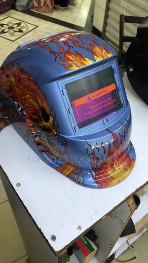 KM1600 (Blue Spray Paint) Auto Darkening Welding Helmet