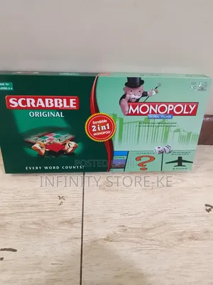 Scrabble and Monopoly 2 In1 Game