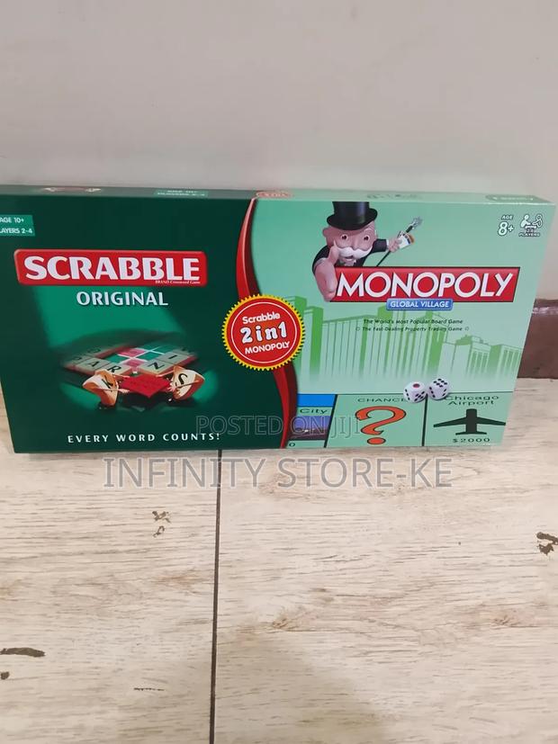 Scrabble and Monopoly 2 In1 Game - main view