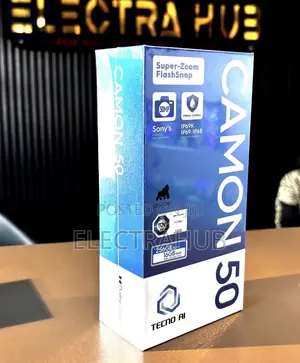 New Tecno Camon 50 256 GB Blue