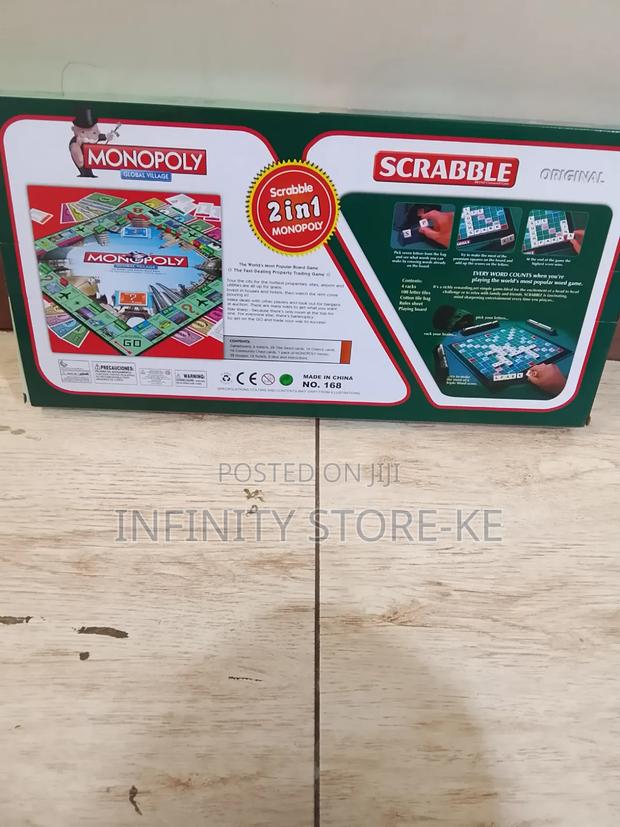 Scrabble and Monopoly 2 In1 Game - thumbnail 2