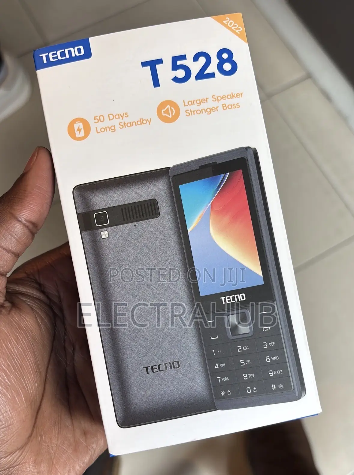 New Tecno T528 Black