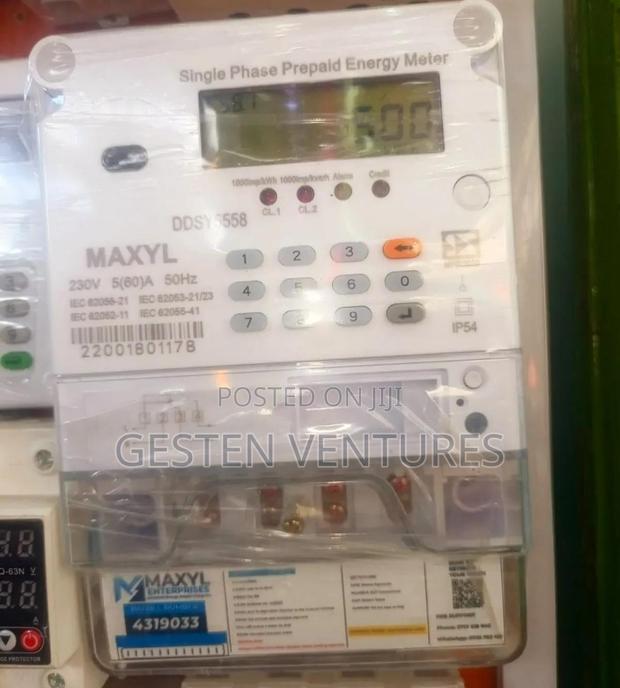 Single Phase Prepaid Energy Token Meter - thumbnail 2