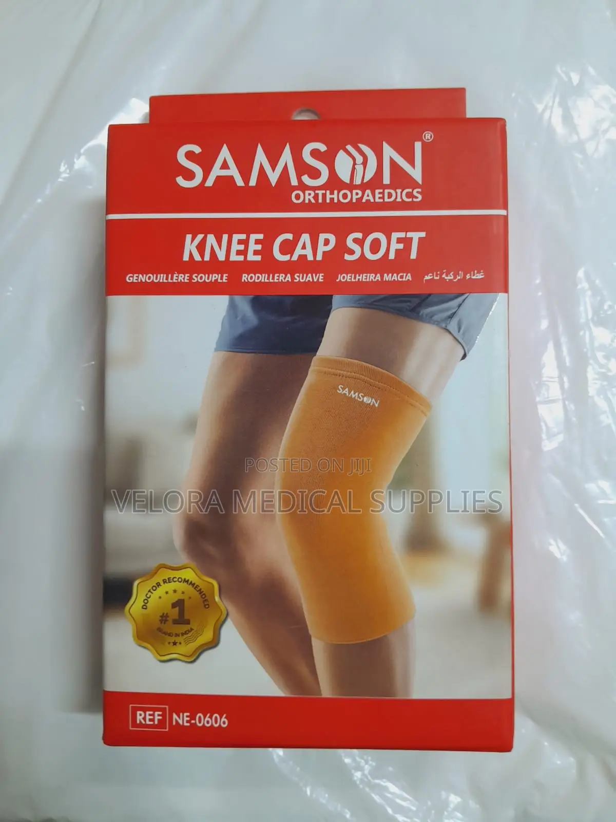 Soft Knee Cap Support – Elastic Knee Compression Sleeve
