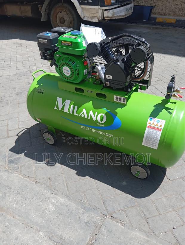 Milano Air Compressor 200ltr Petrol - thumbnail 3