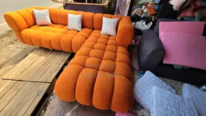 Pure Orange Bubble L Seat 6 Seater
