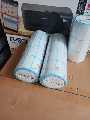 Premium 50×25mm Direct Thermal Sticker Rolls for Shops