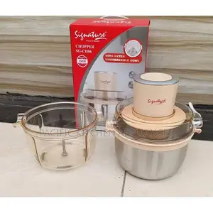 Signature Electric Chopper With Two Bowls (Sg-Ch06)