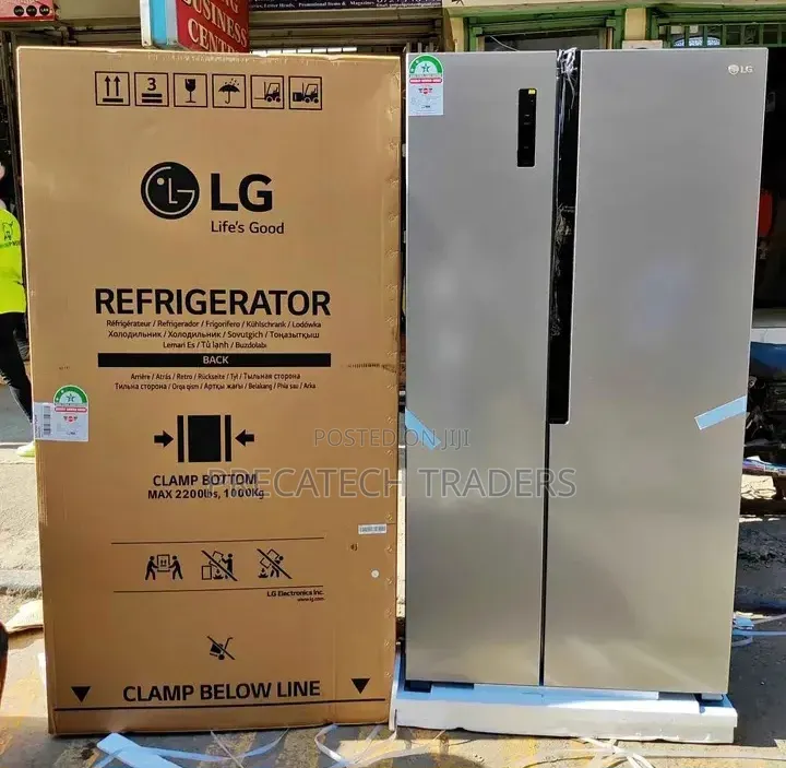 LG 519L Side-by-Side Fridge for Family Homes