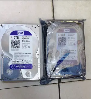 4TB WD Purple Surveillance Hard Disk for CCTV Cameras DVR NVR