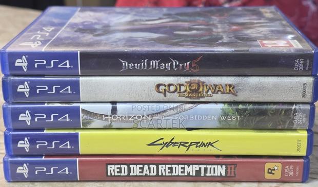 New PS4 Games - main view