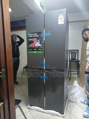 Syinix 421 Litres Premium Glass Fridge – Digital Touch Display