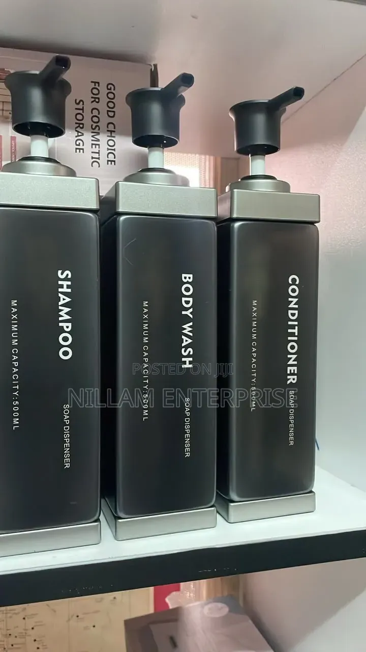 Tripple Wall Mounted Hand Wash,shampoo Dispenser
