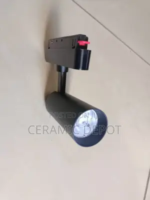 Black Track Light Spotlight -Directional Adjustable Lighting Fixture