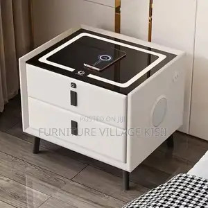 Modern Two -Tone Bedside Cabinet