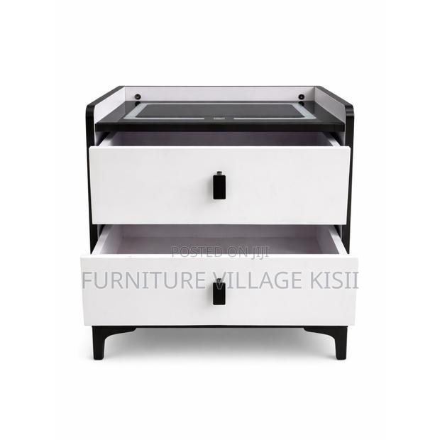 Modern Two -Tone Bedside Cabinet - thumbnail 4